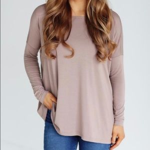 Medium taupe piko shirt